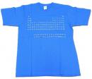 周期表Tシャツ　ロイヤルブルー